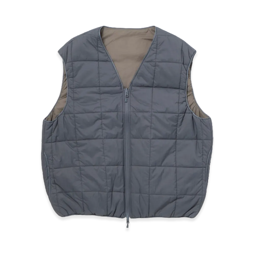 DAIWA PIER39 Tech Pertex Reversible Hiker Vest "Charcoal/Light Brown"