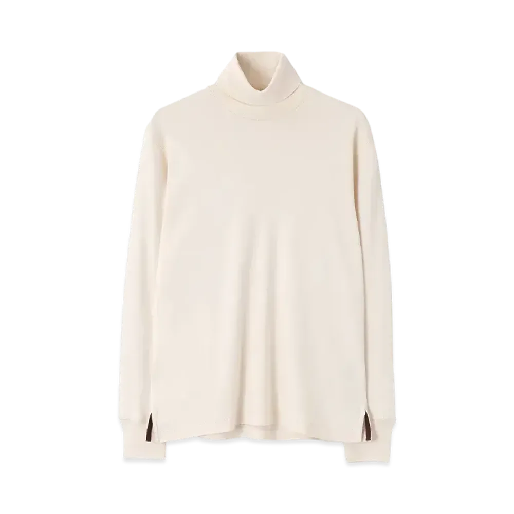 Paul Smith Roll Neck Cut And Sew "Ivory"