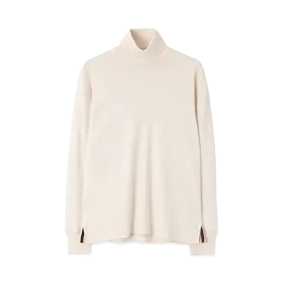 Paul Smith Roll Neck Cut And Sew "Ivory"