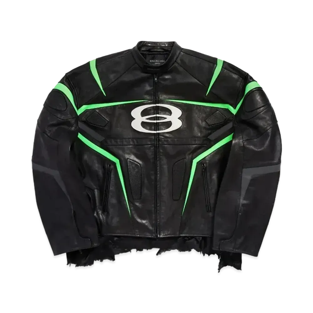 BALENCIAGA Unity Sports Icon Racer Jacket "Black"