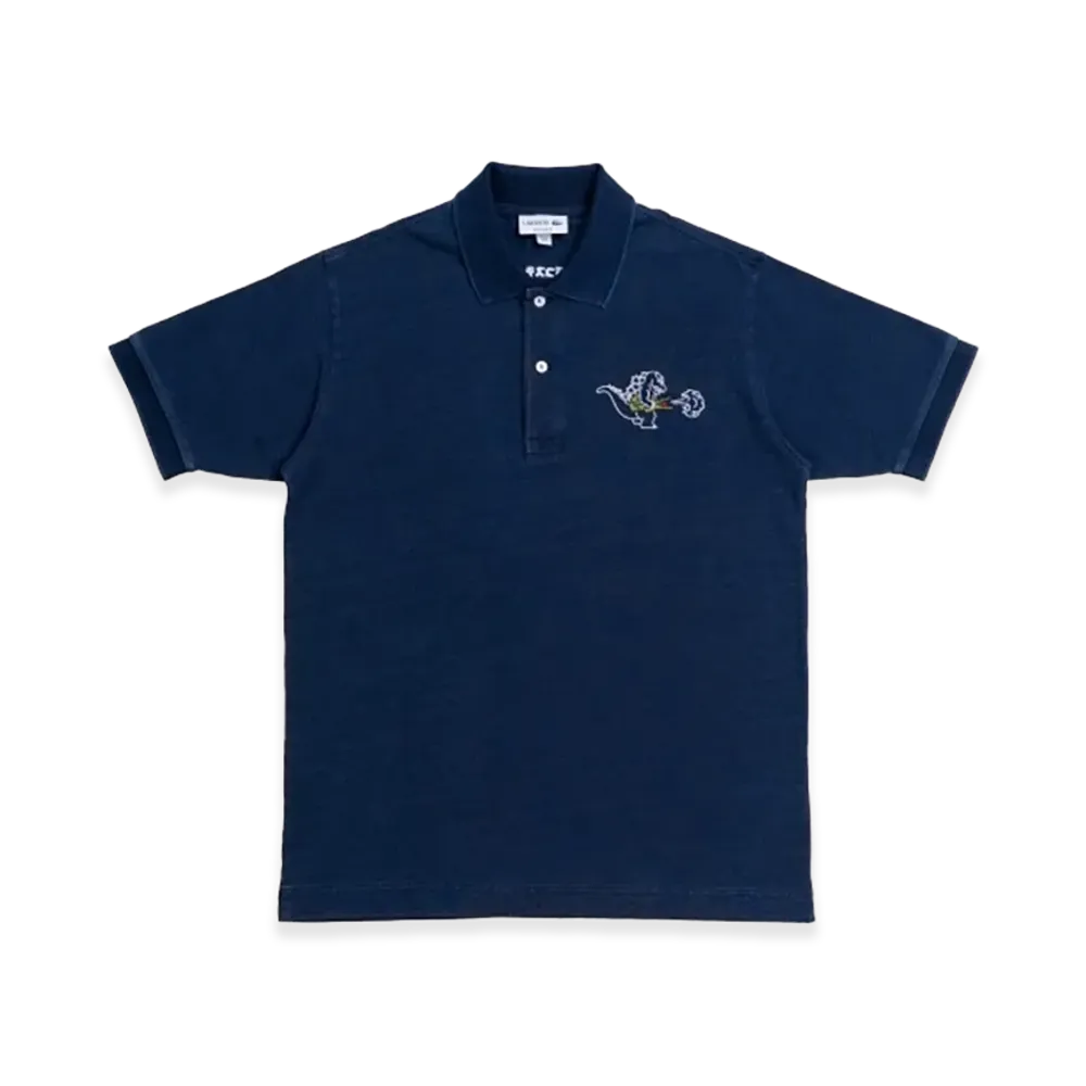 LACOSTE x Godzilla 2.0 Godzilla Polo Shirt "Indigo Blue"