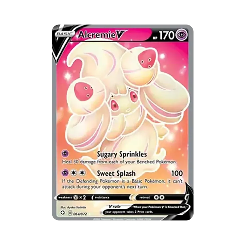 マホイップV UR [064/072]【英語版】(ソード&シールド「シャイニングフェイツ」)