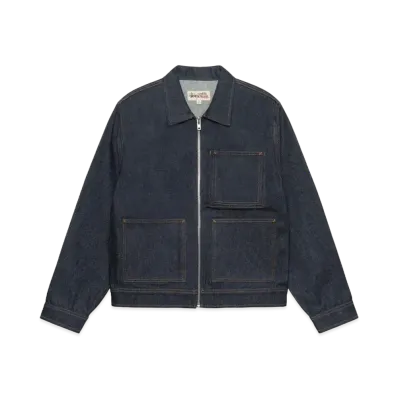 Stussy Denim Zip Work Jacket "Raw"