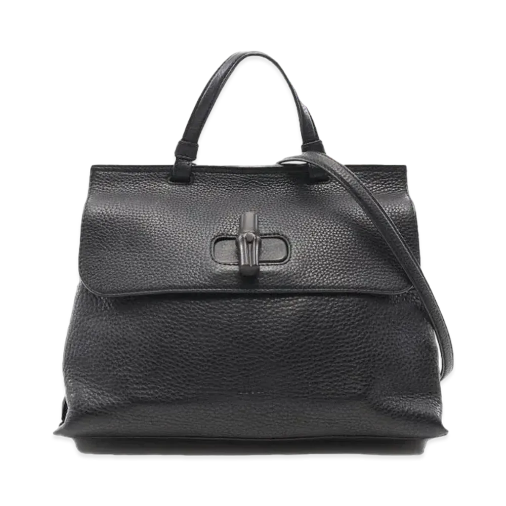 GUCCI Bamboo Daily 2WAY "Black"