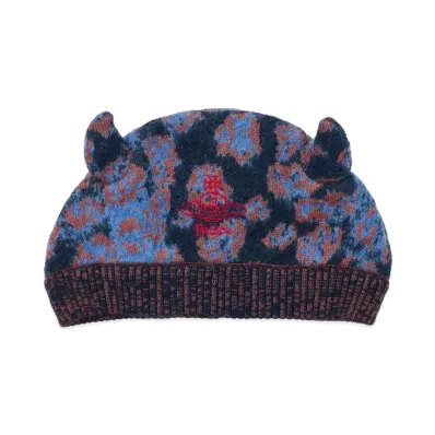 PALACE x Vivienne Westwood Horny Beanie "Pink Leopard"