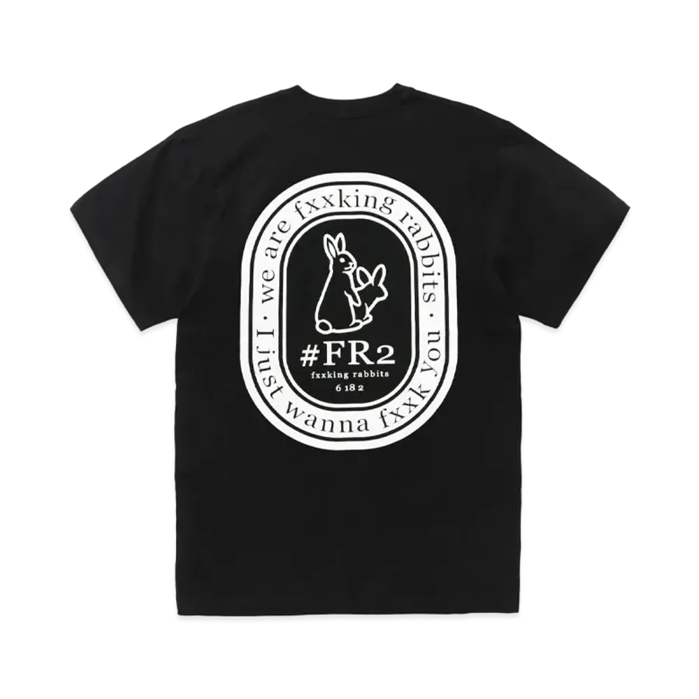 FR2 Oval Logo T-shirt "Black"