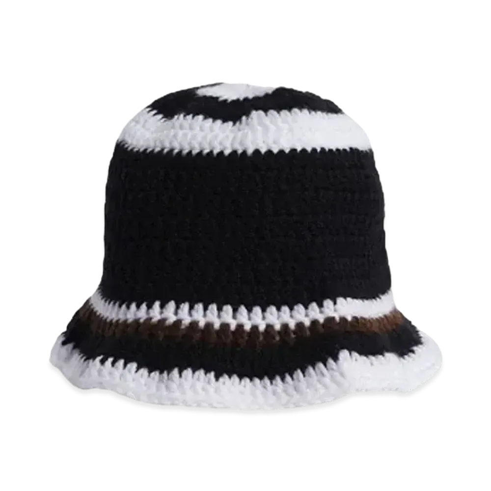 SYUMAN. bucket hand Knitting hat +Y.A.R.N "Mulch"