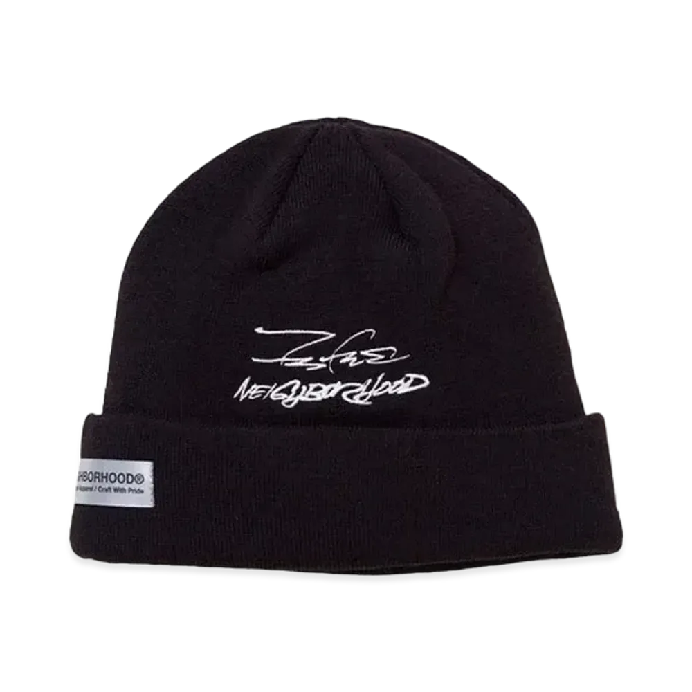 NEIGHBORHOOD x Futura Laboratories Homespray FL-007 Beanie CAP . AC "Black"