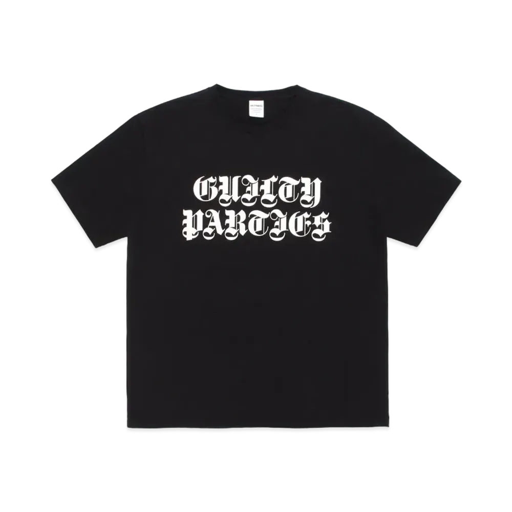 WACKO MARIA WASHED HEAVY WEIGHT T-SHIRT "Black"