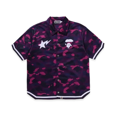 A BATHING APE Warm Up SS Shirt "Purple"