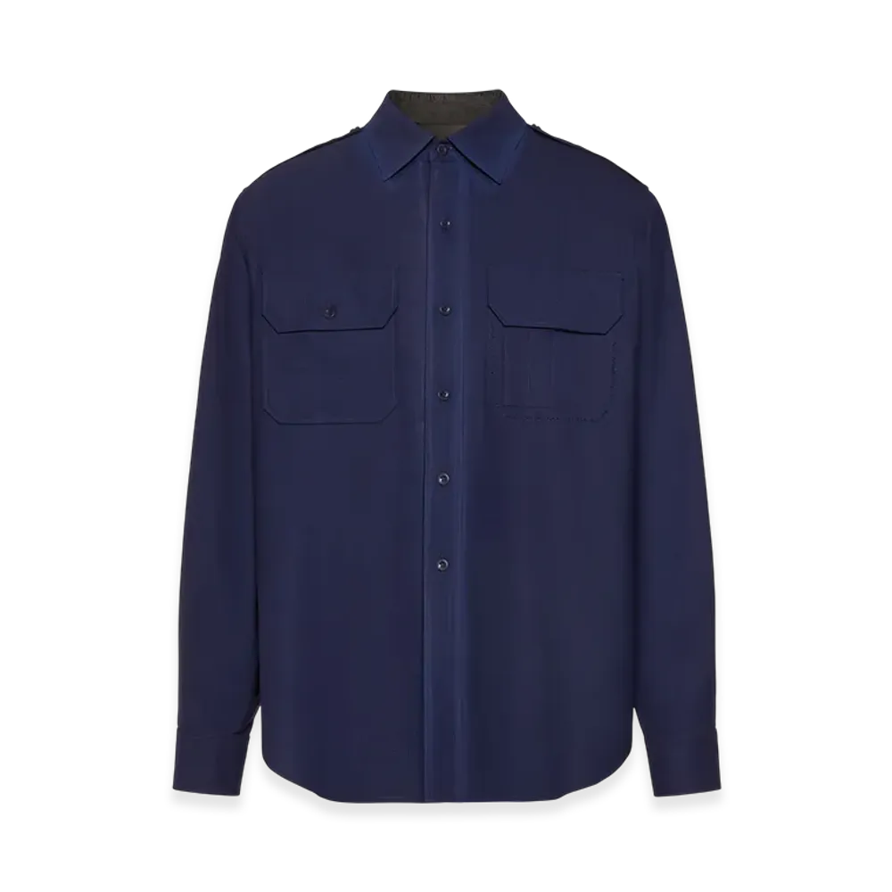 Maison Margiela Long Sleeve Shirt "Navy"