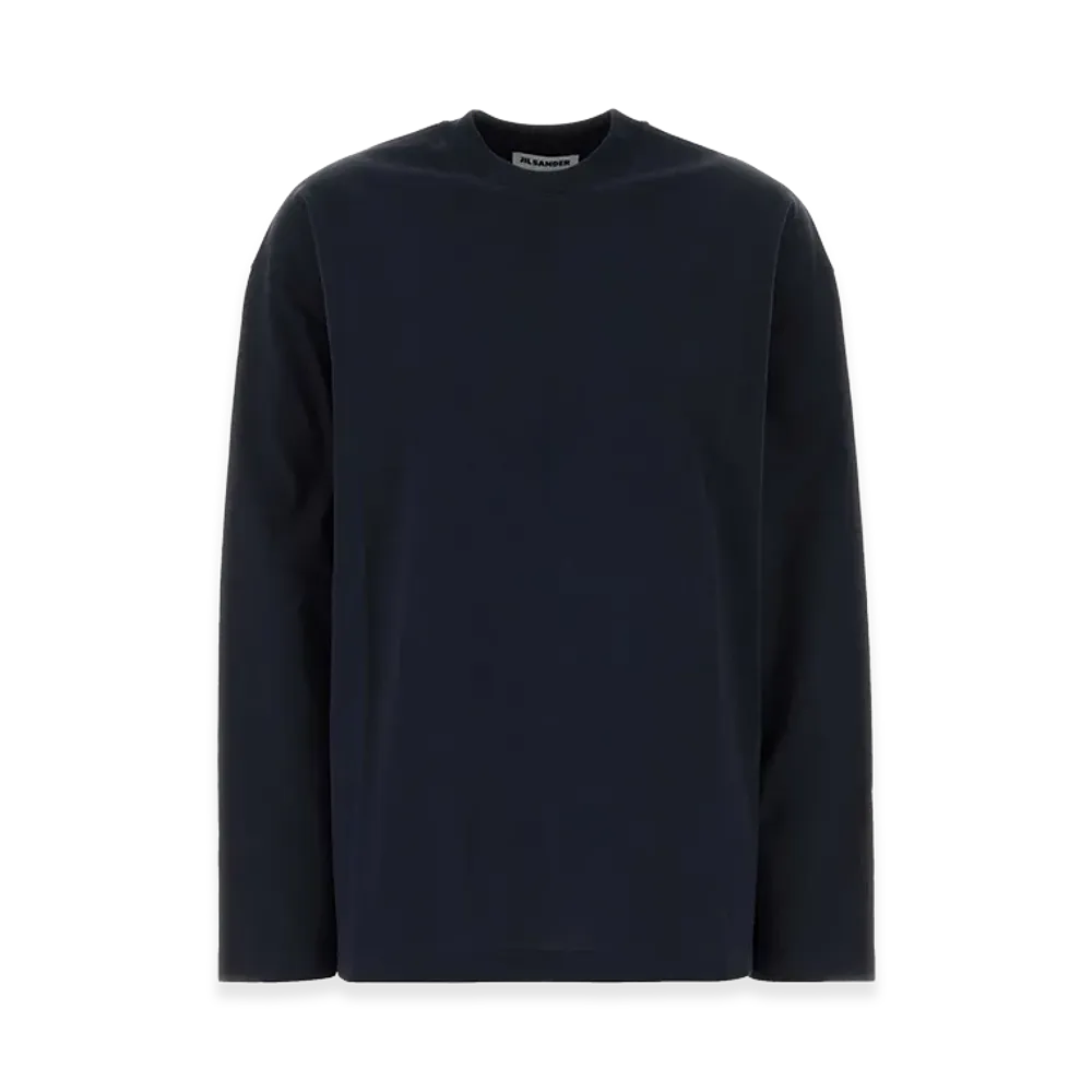 Jil Sander Women's Cotton T-Shirt "Midnight Blue"