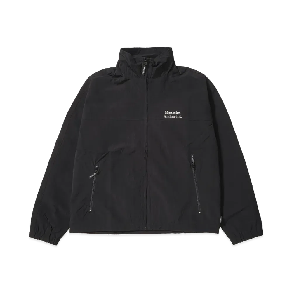 Mercedes Anchor inc. Nylon Track Jacket "Black"