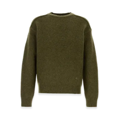 Burberry Olive Wool Blend Sweater "Green"