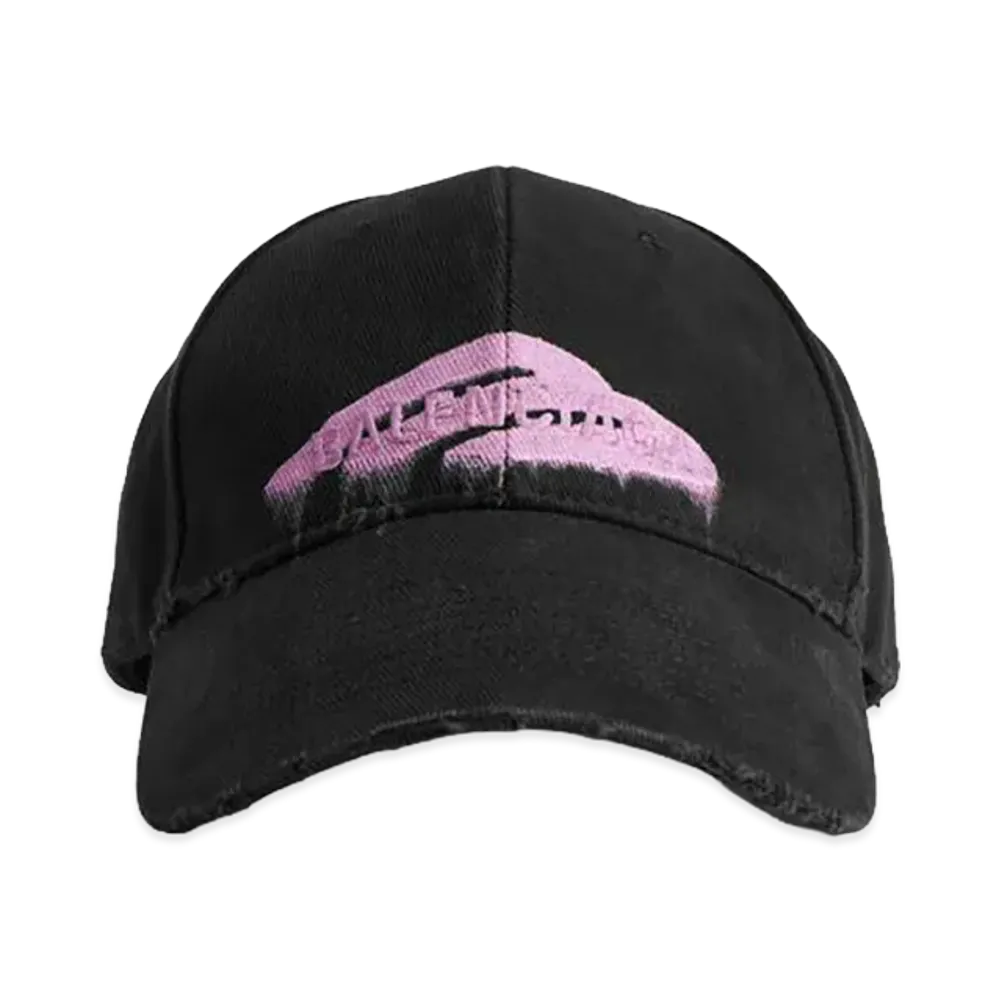 BALENCIAGA Women's Wet Brush Cap "Black"