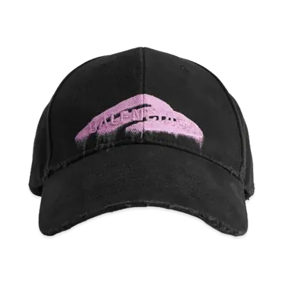 BALENCIAGA Women's Wet Brush Cap "Black"