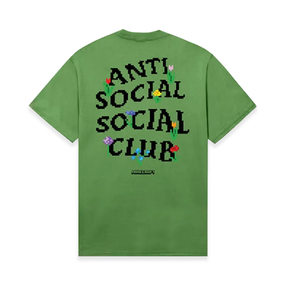 ANTI SOCIAL SOCIAL CLUB x Minecraft Bouquet Tee "Dill Green"