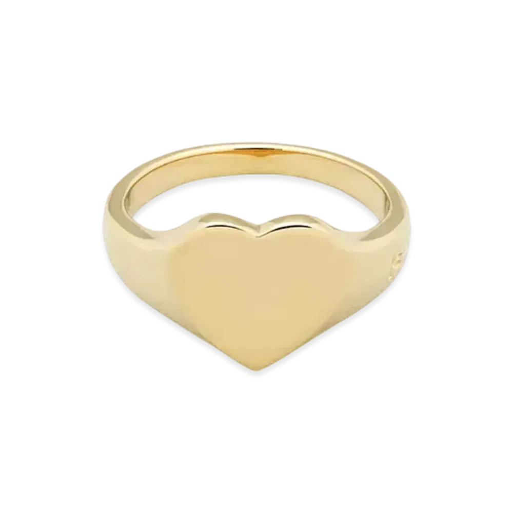 TOMWOOD Mini Heart Ring 9K "Yellow Gold"