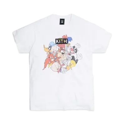 KITH Looney Tunes Merrie Melodies Vintage Tee "White"