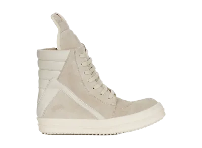 Rick Owens SS26 Geobasket "Pearl/Dirty Milk/Milk"