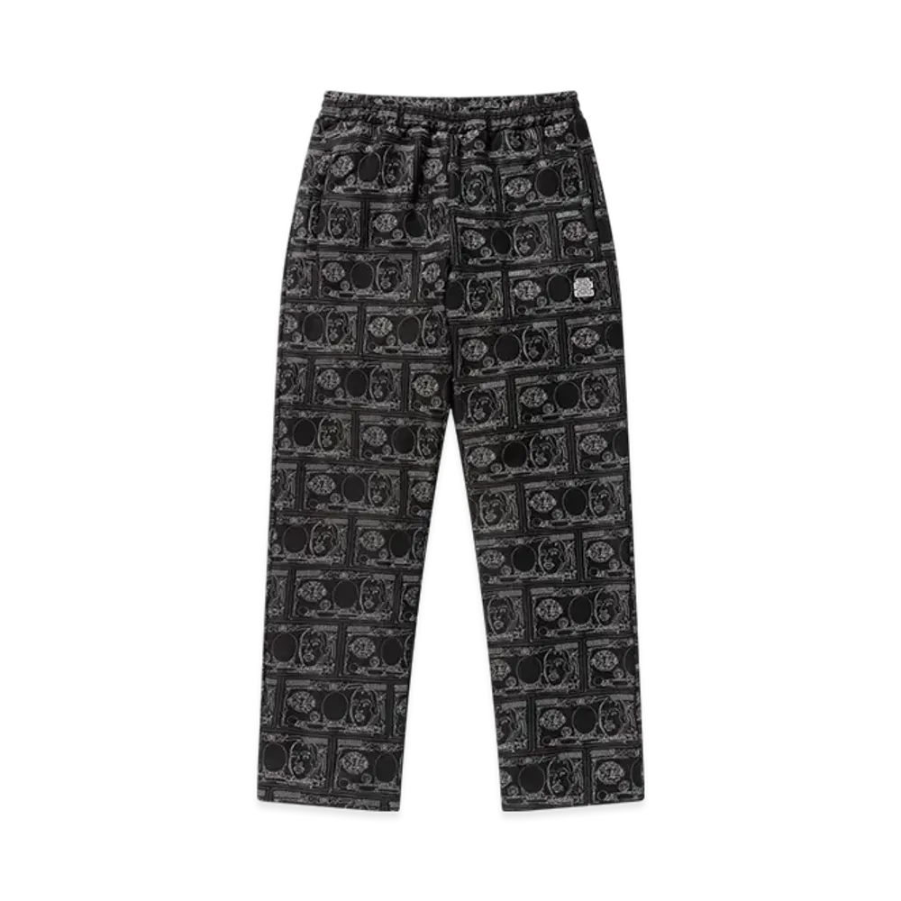 BlackEyePatch x Yuki Chiba "Billionaire" Faux Suede Track Pants "Black"