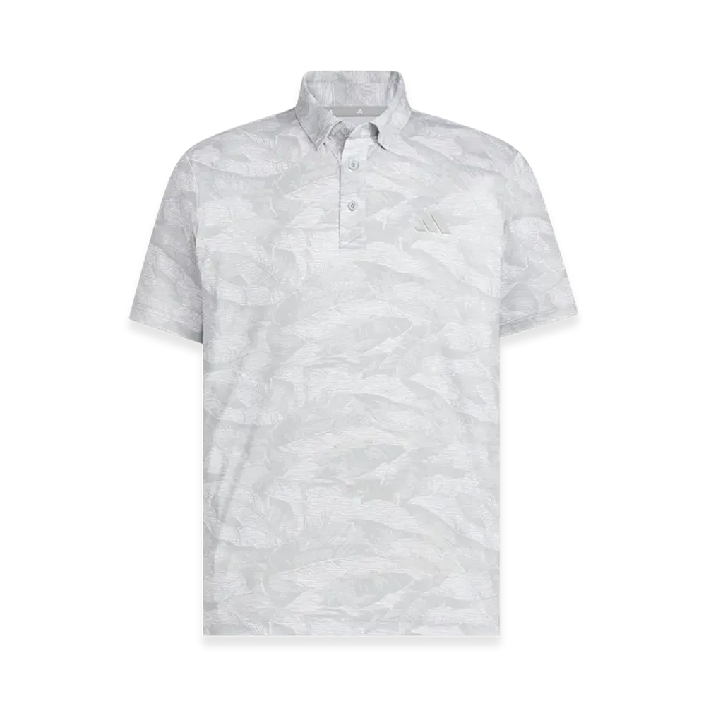 adidas Golf Graphic AOP Short-Sleeve Polo Shirt "Grey Two"