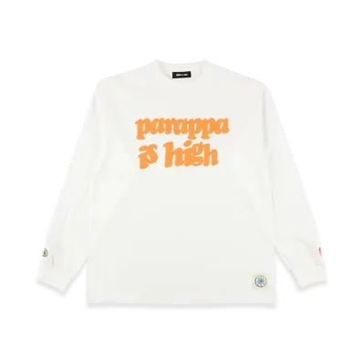 WIND AND SEA x PaRappa the Rapper x DE LA SOUL Logo L/S Tee "White"