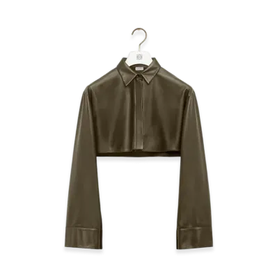LOEWE Cropped Shirt "Tea Dust Glaze"