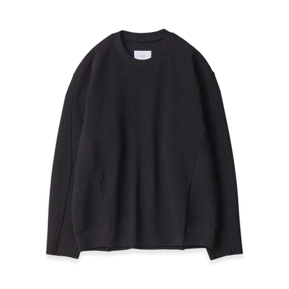 ssstein Gradation Pleats Twist Sleeve LS "Black"
