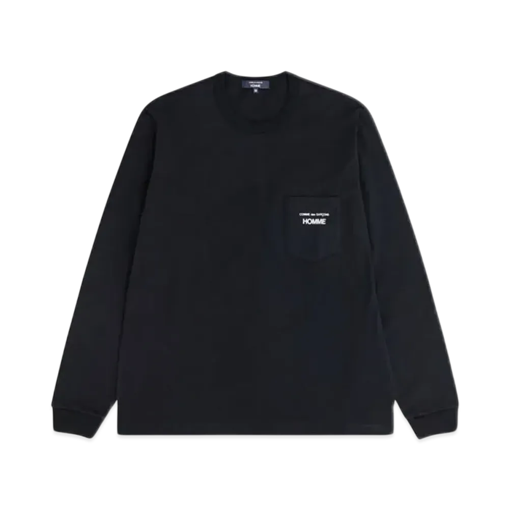 COMME des GARCONS HOMME Cotton Jersey Garment Print T-Shirts "Black"