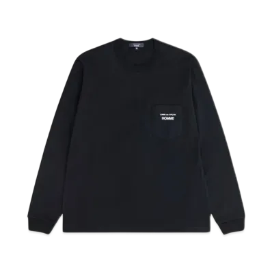 COMME des GARCONS HOMME Cotton Jersey Garment Print T-Shirts "Black"