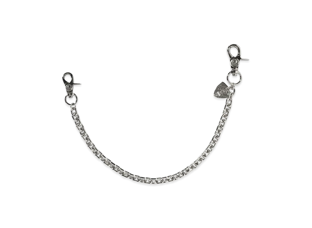 HYSTERIC GLAMOUR Woman On Skull Pick Wallet Chain "Silver"
