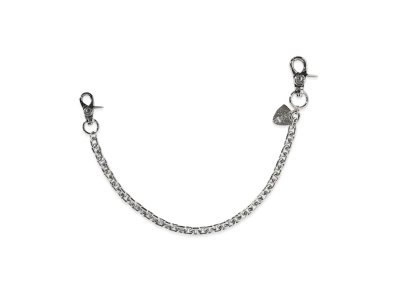 HYSTERIC GLAMOUR Woman On Skull Pick Wallet Chain "Silver"
