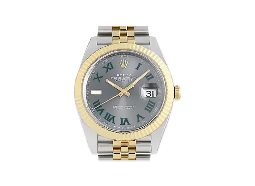 ROLEX Date-Just 41 Gray Dial 126333
