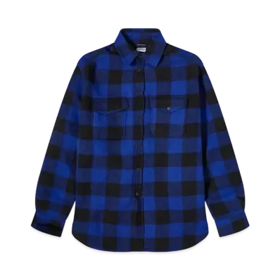 VETEMENTS Flannel Shirt Jacket "Blue/Black" UE64SH260BN