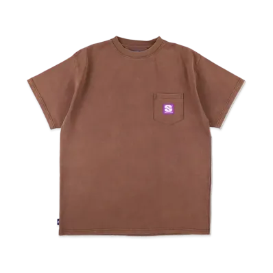 WIND AND SEA Pocket S/S Tee "Mahogany"