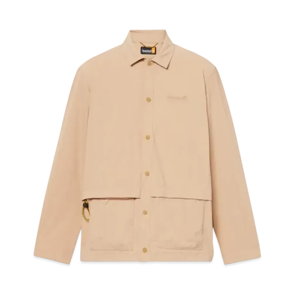 Timberland Men's Stretch Quick Dry Overshirt "Light Wheat Boots"