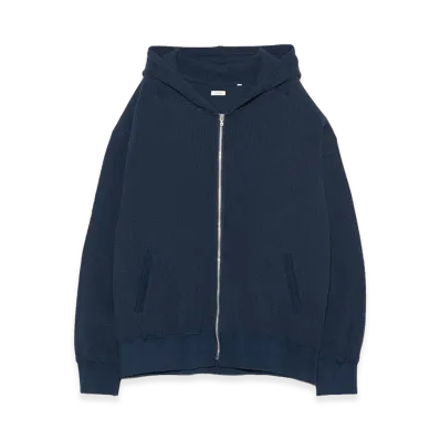 nanamica Zip-Up Thermal Hoodie "Navy"