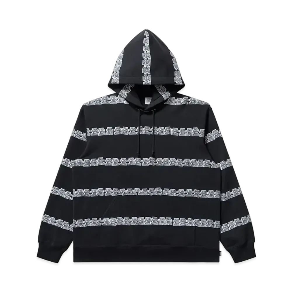 BlackEyePatch OG Label Bordered Hoodie "Black"