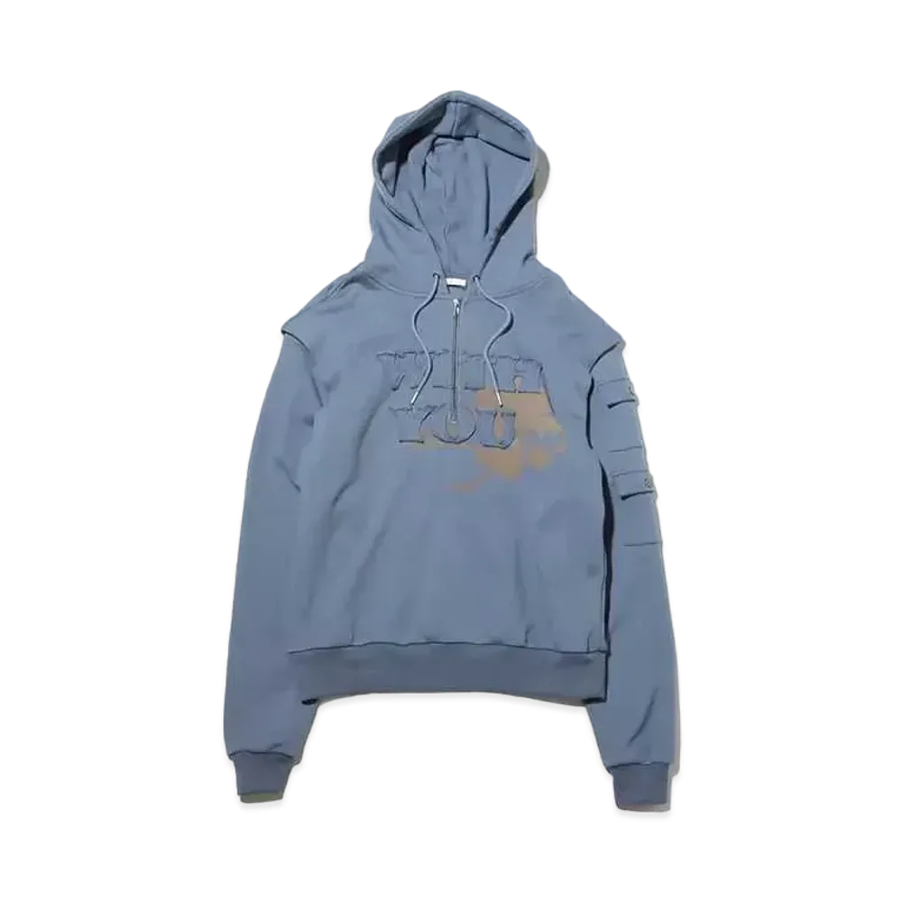 atmos pink Design Sweat Hoodie "Navy"