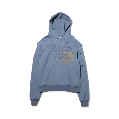 atmos pink Design Sweat Hoodie "Navy"
