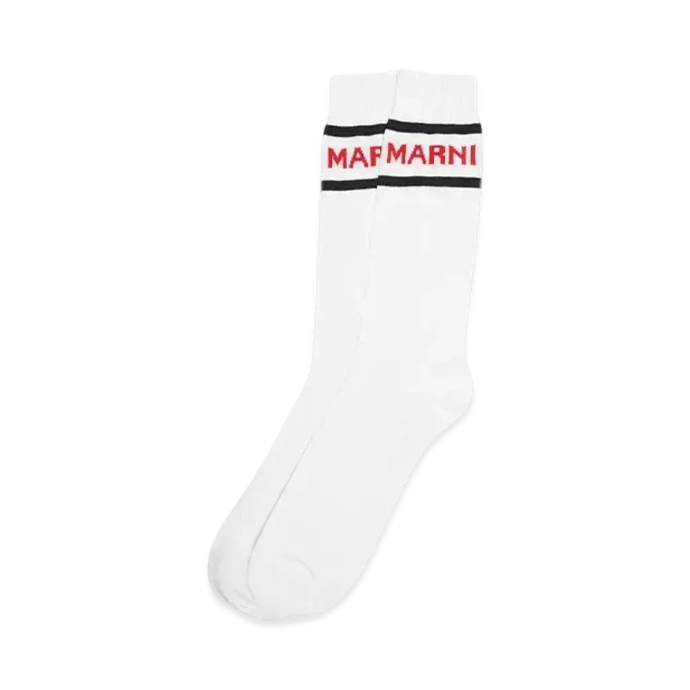 MARNI SOCKS "LILY WHITE"