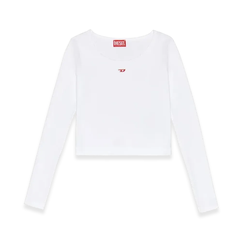 Diesel T-Ballet-D Long-Sleeved T-Shirt "White"