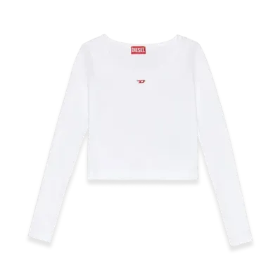 Diesel T-Ballet-D Long-Sleeved T-Shirt "White"