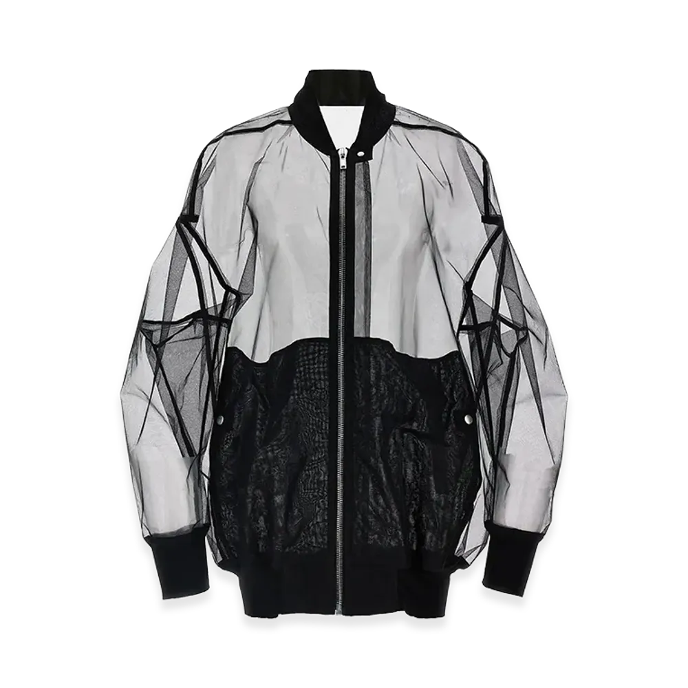 Rick Owens Women's Jumbo Flight' Bomber Jacket "Black"