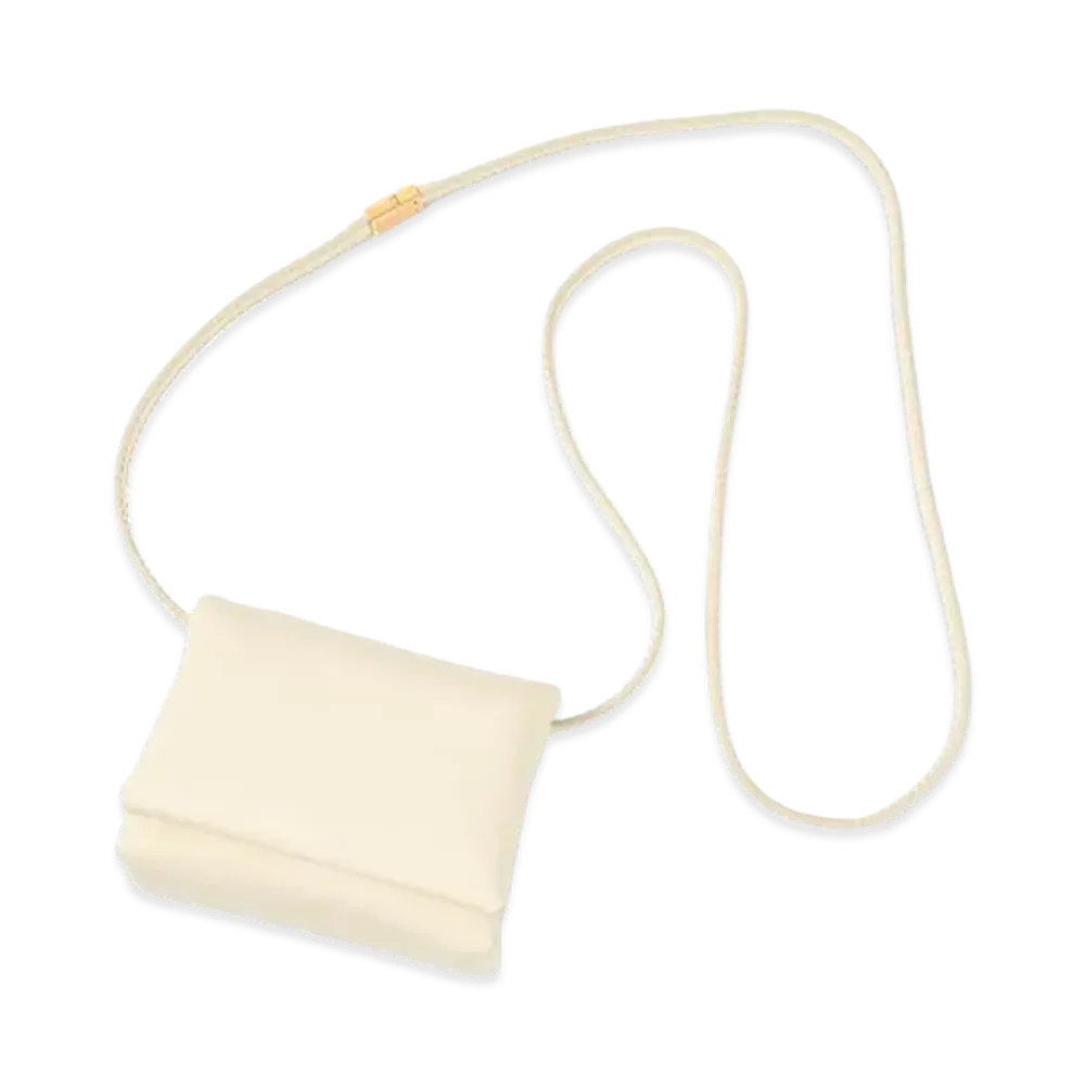 MARNI Women's Prisma Mini Pouch Shoulder Bag "White"