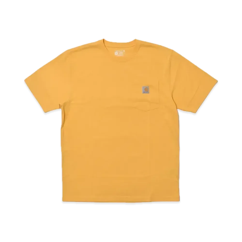 Carhartt Relaxed Fit Heavyweight Short-Sleeve Pocket T-Shirt "Yellow Heather"
