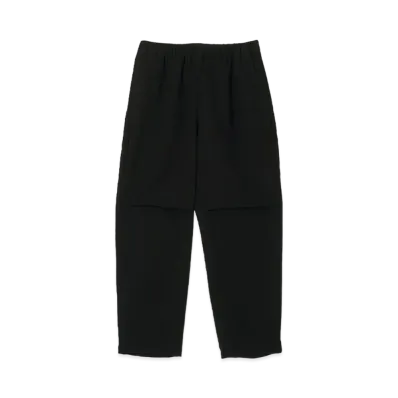N.HOOLYWOOD Wide Tapered Pants "Black"