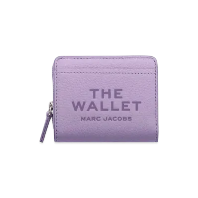 Marc Jacobs The Leather Compact Wallet Mini "Lilac"