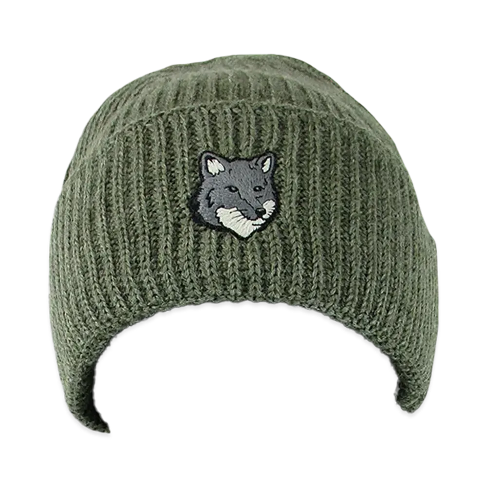 Maison Kitsune Beanie "Laurel Green"